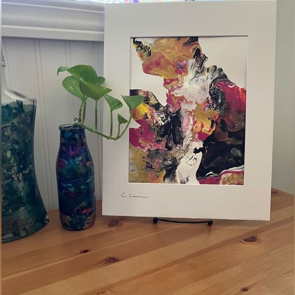 New Original Signed Artwork Acrylic Paint on Acid Free Paper - Picture 4 of 6